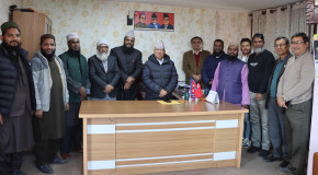 मुस्लिम समुदायका इस्लाम धर्मगुरुहरुद्वारा एकीकृत समाजवादीका अध्यक्ष नेपालसँग भेटघाट 