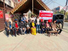 सुनसरी काठमाडौँ सम्पर्क मञ्चले प्रजातन्त्र दिवसमा रक्तदान 