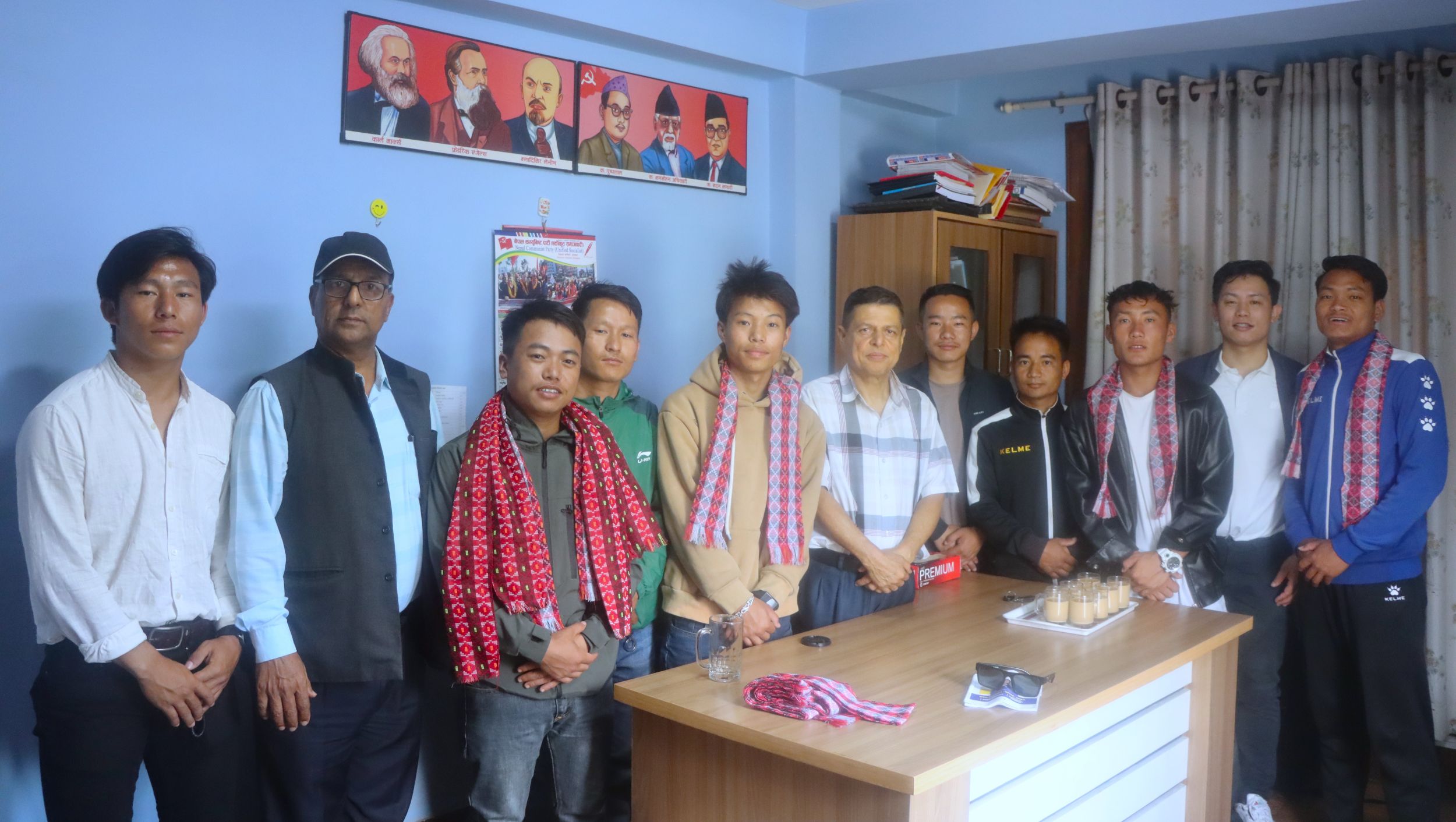 उदयपुरका आधा दर्जन युवाहरू एकीकृत समाजवादीमा समाहित